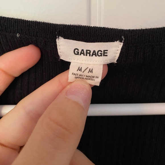 Garage Ribbed Square Neck Sweater - Picture 3 of 3